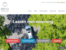 Tablet Screenshot of mobilityservice.nl